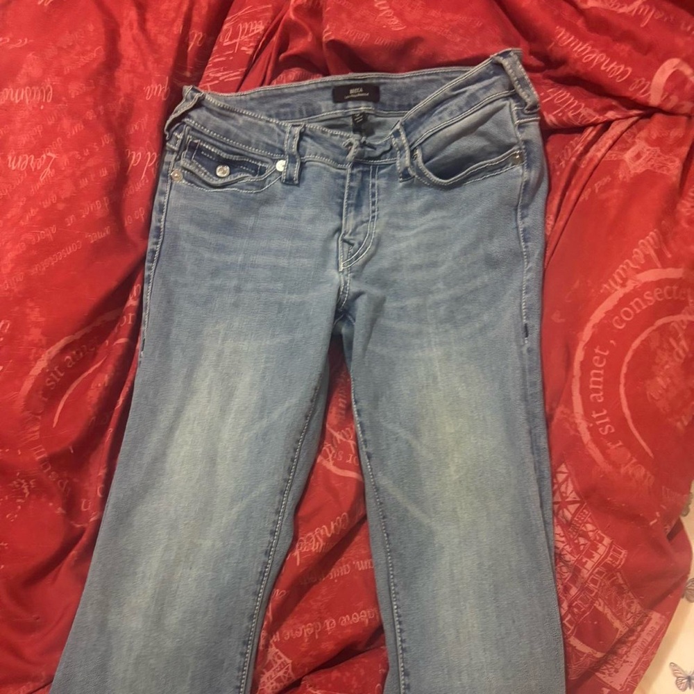 BECCA Light Blue Straight Leg Jeans